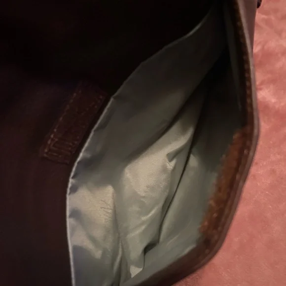 LL Bean Brown Leather Sling AmeriBag - Picture 11 of 14